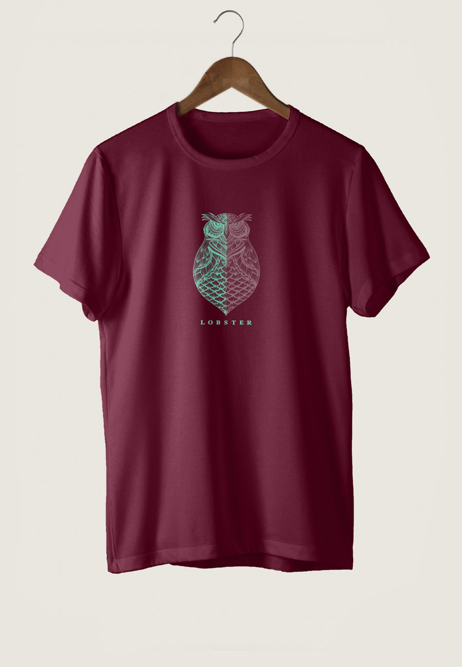 t-shirt-hangers-lob-man-ia-burgundy -3099
