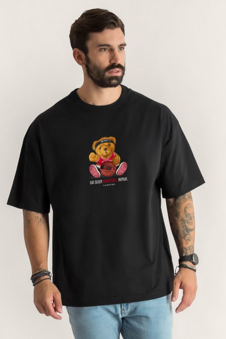 Eat Sleep Basketball Repeat, Oversized