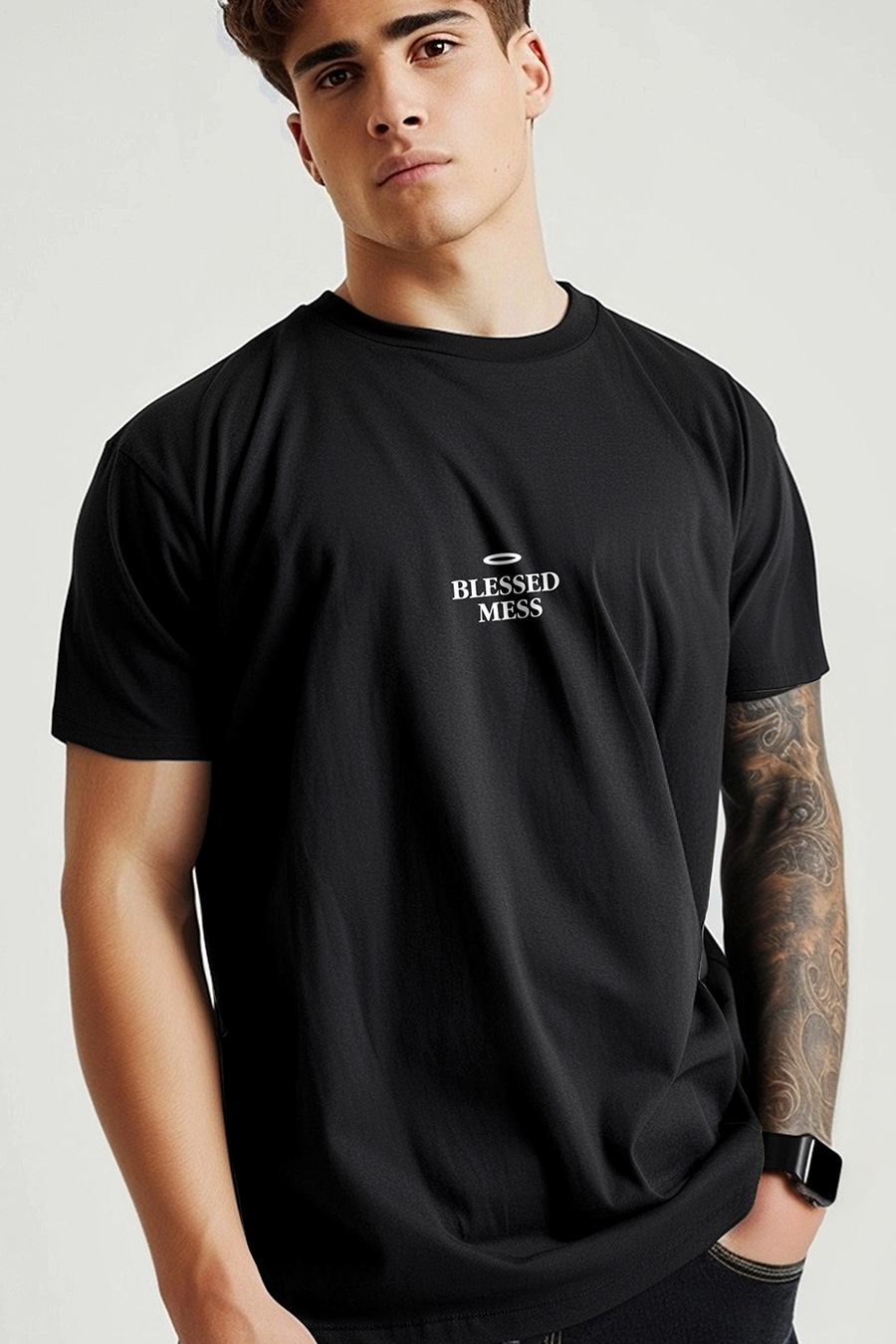t-shirt-man-a-g56-front-zoom2-black-4562