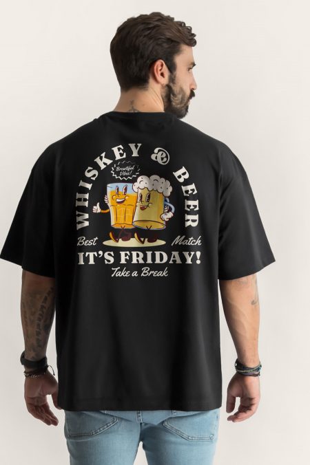 Whiskey And Beer, Oversized