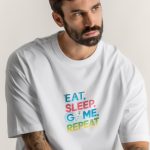 Eat Sleep Game Repeat, Oversized